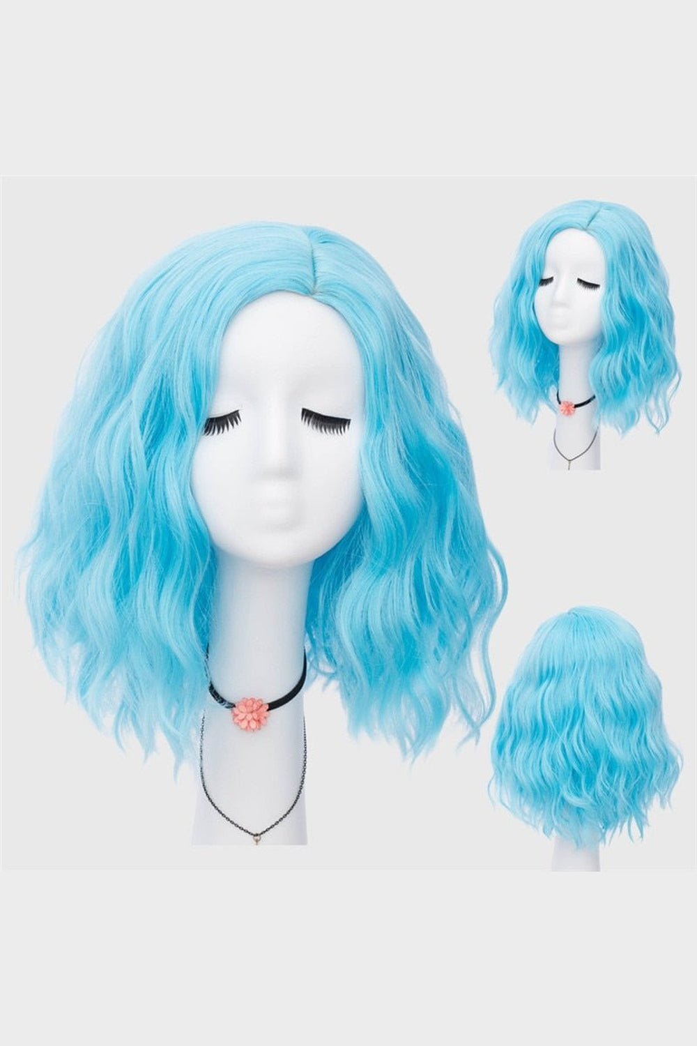 Y2k Multicolor Short Wave Wig