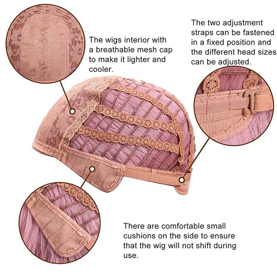 Y2k Multicolor Short Wave Wig