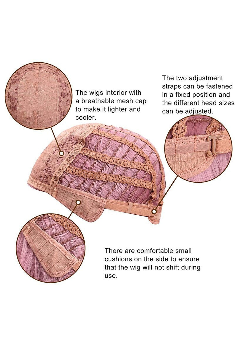 Y2k Multicolor Short Wave Wig