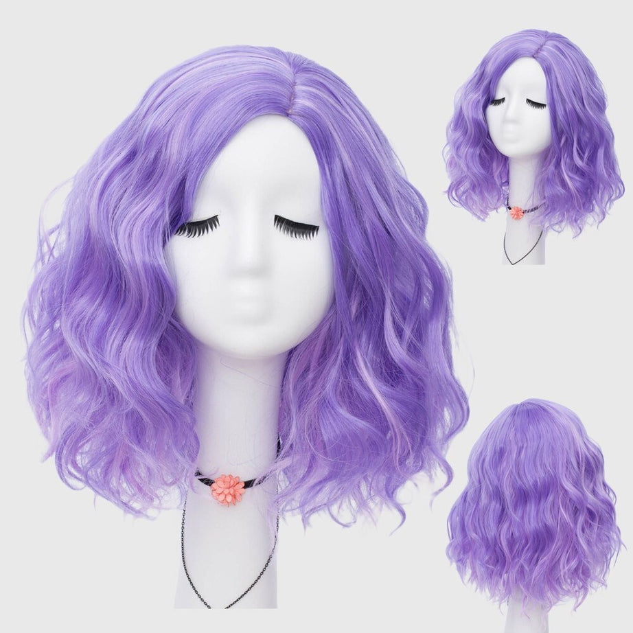 Y2k Multicolor Short Wave Wig