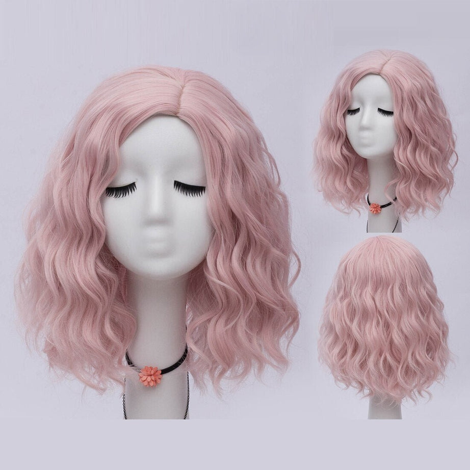 Y2k Multicolor Short Wave Wig