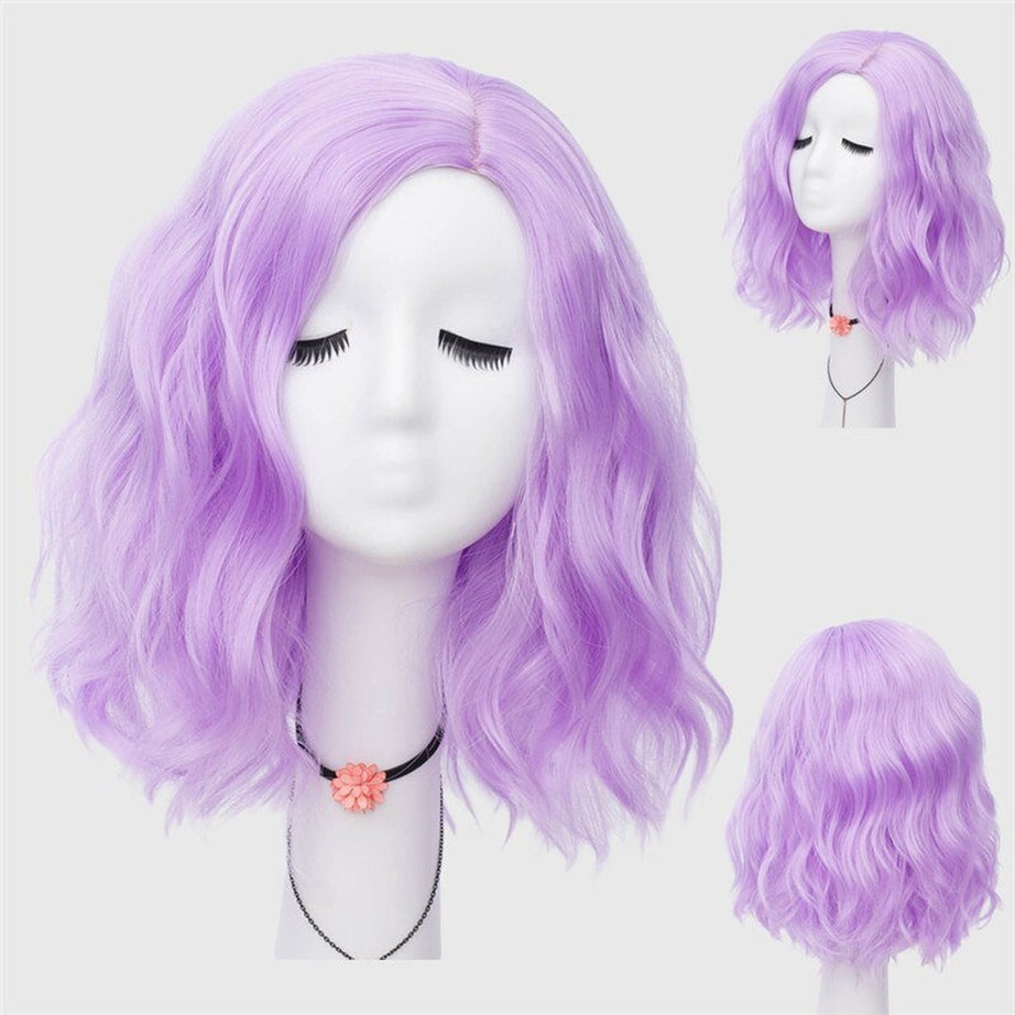 Y2k Multicolor Short Wave Wig