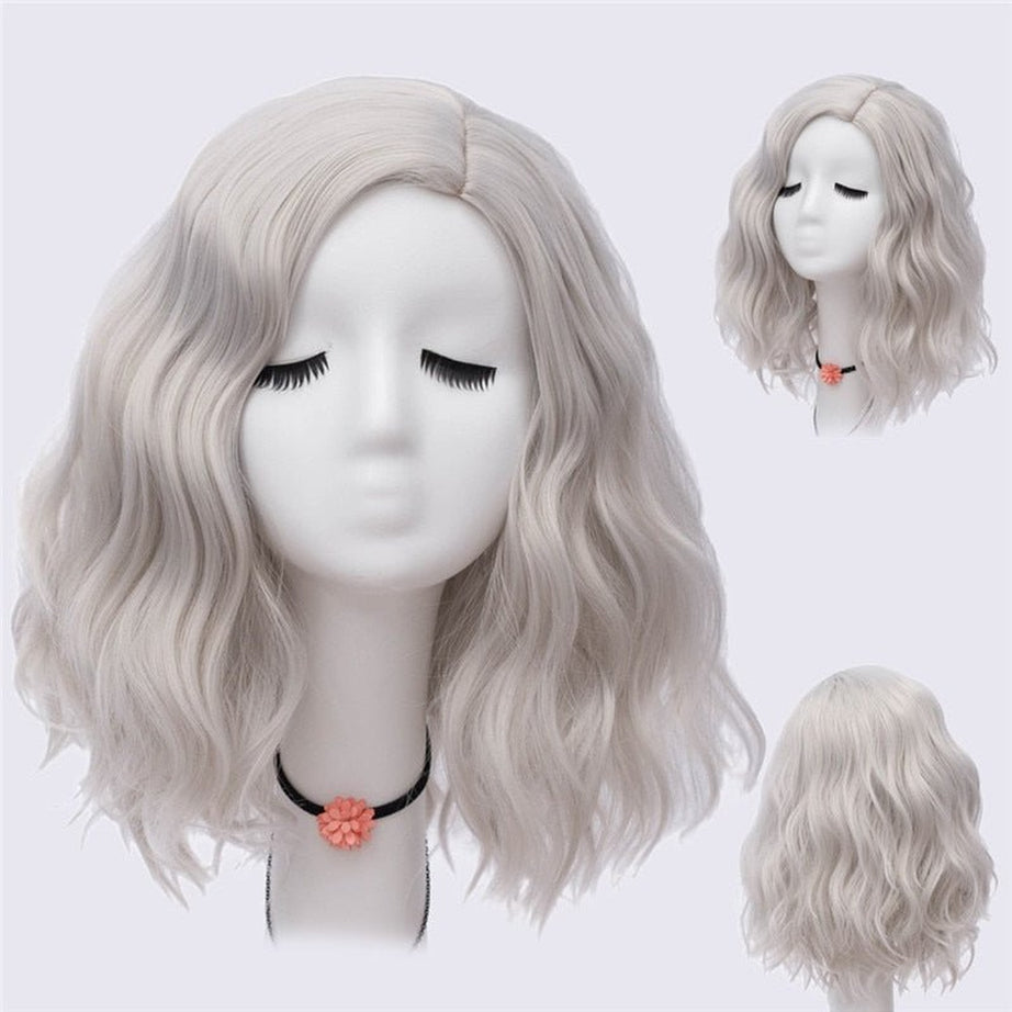 Y2k Multicolor Short Wave Wig