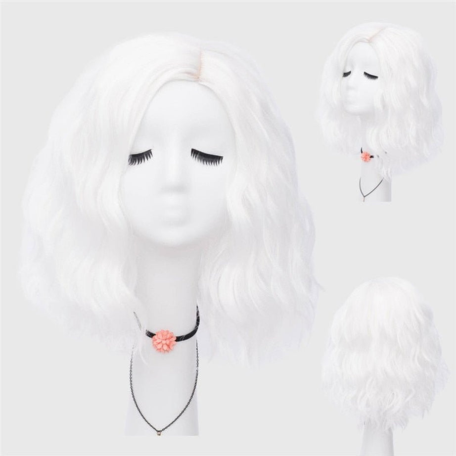 Y2k Multicolor Short Wave Wig