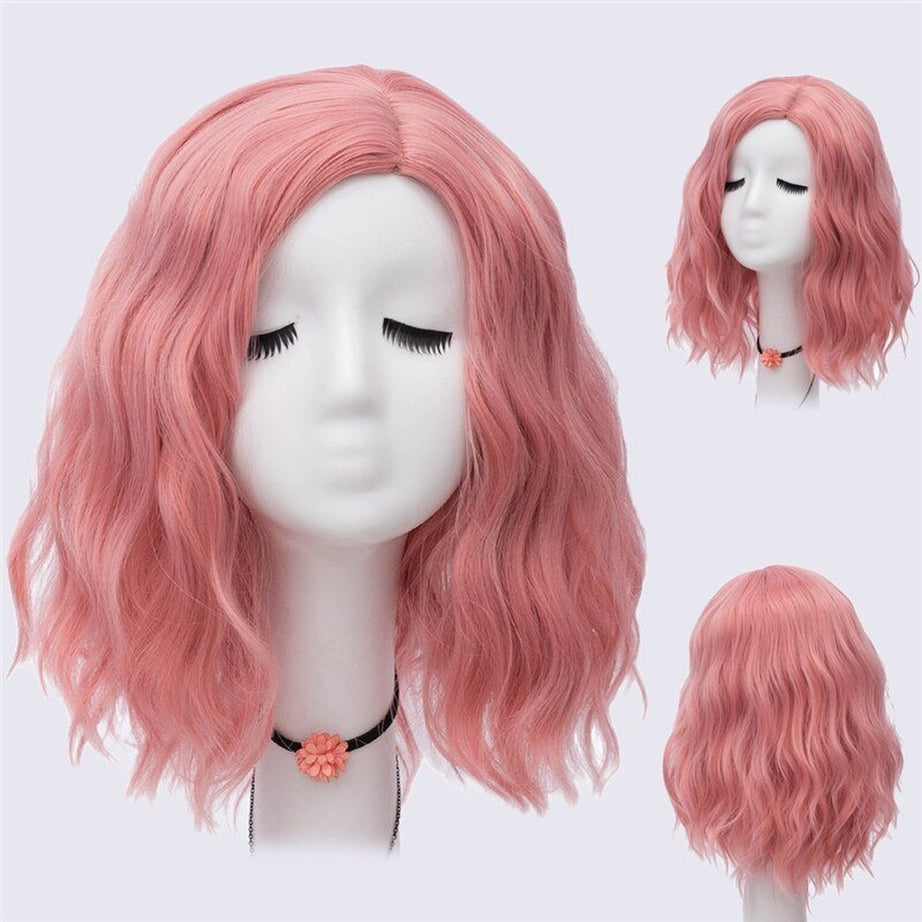 Y2k Multicolor Short Wave Wig