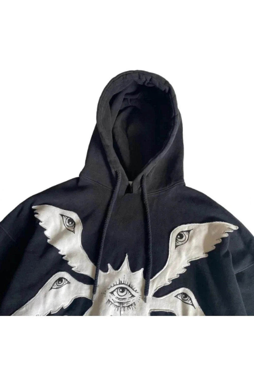 Y2k Mystic Eyes Embroidered Hoodie