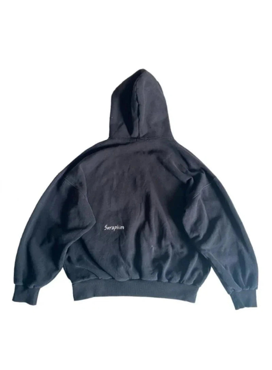 Y2k Mystic Eyes Embroidered Hoodie