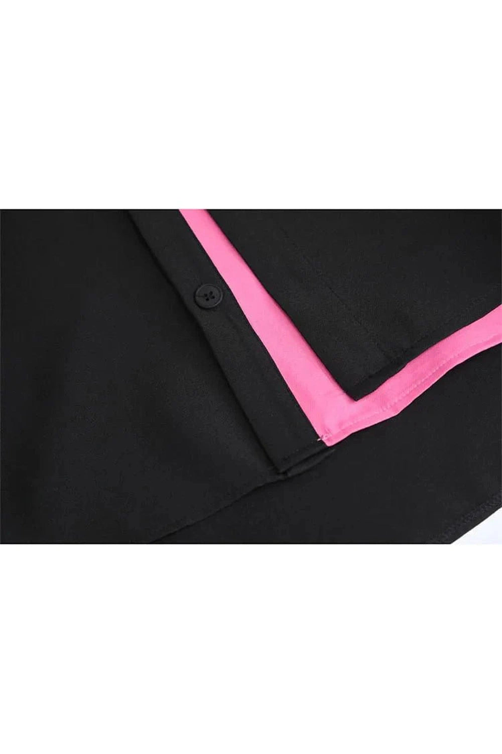 Y2k Neon Edge Contrast Shirt