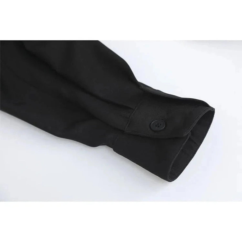 Y2k Neon Edge Contrast Shirt