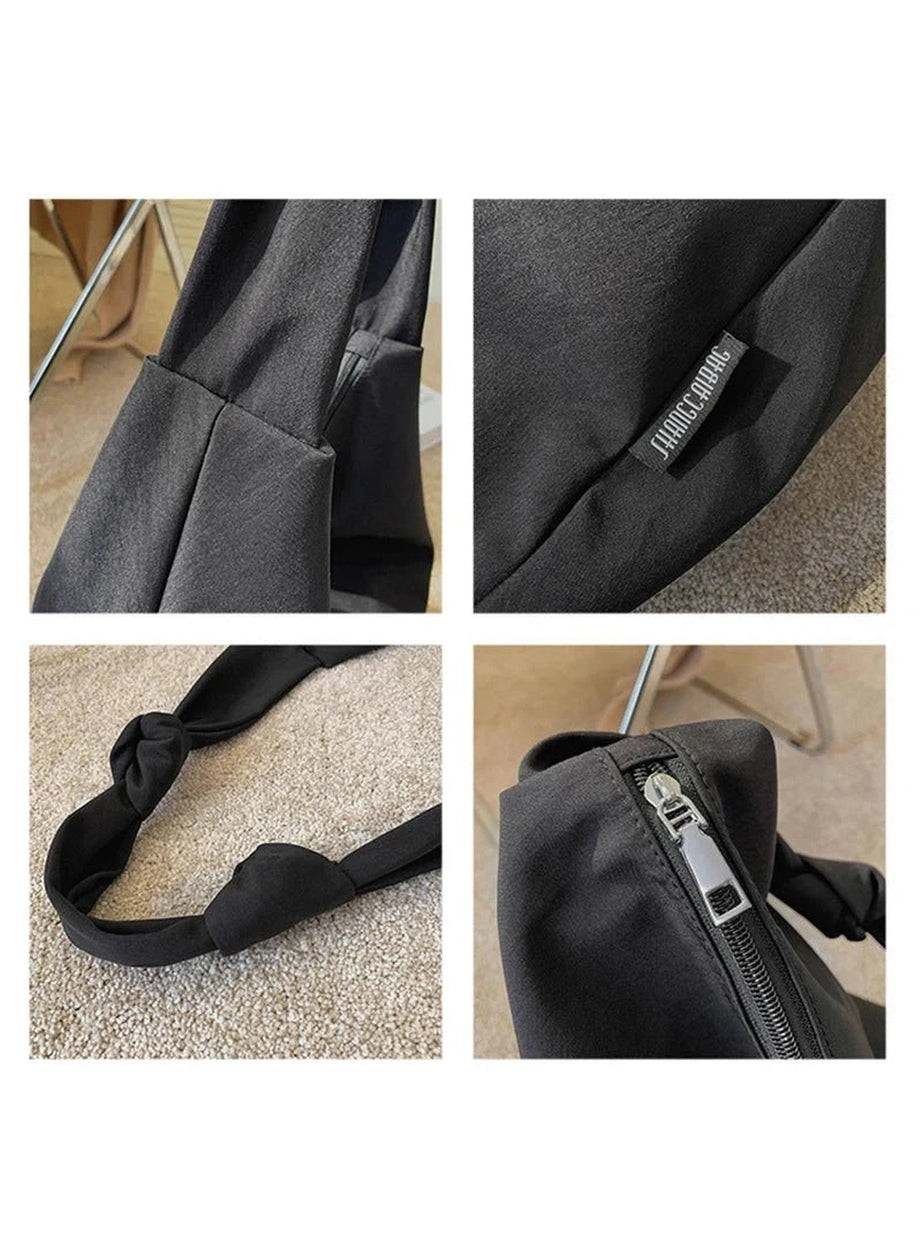 Y2k Nylon Shoulder Handbag