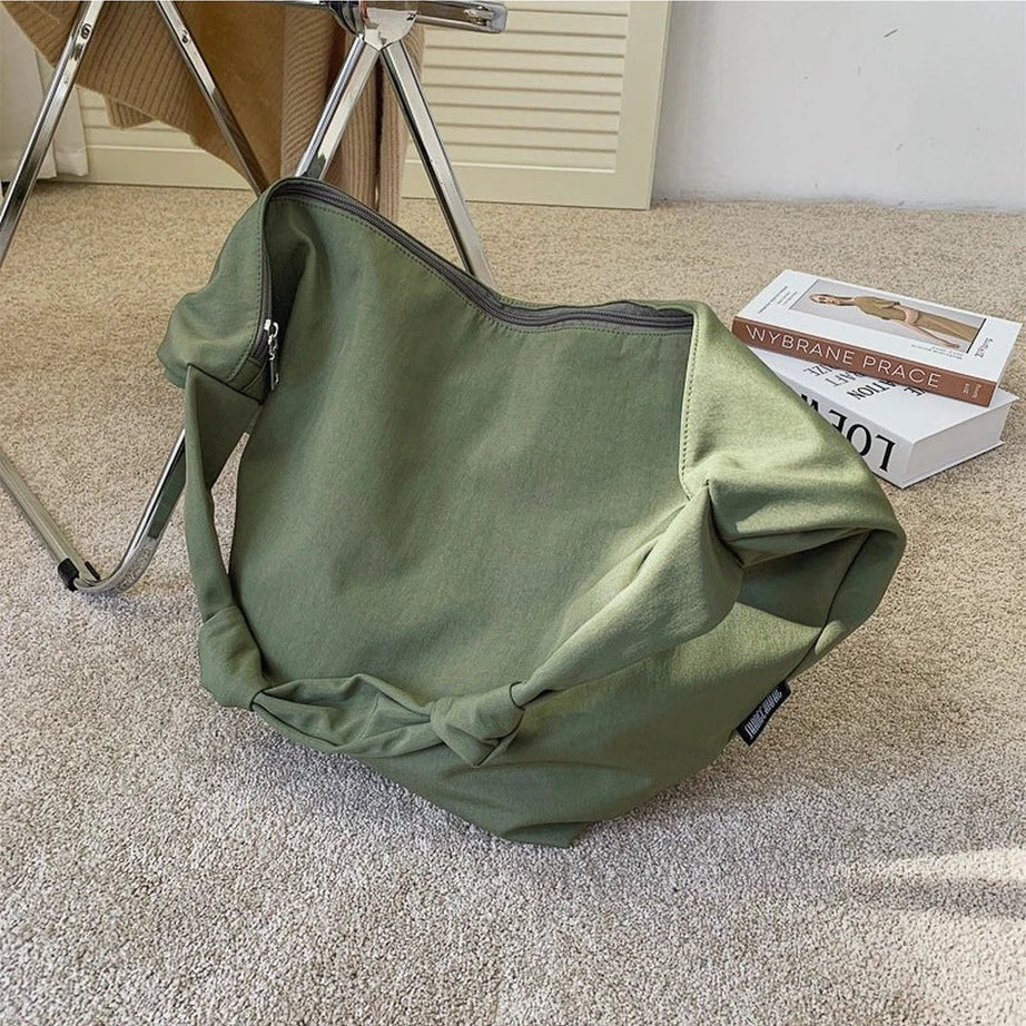 Y2k Nylon Shoulder Handbag