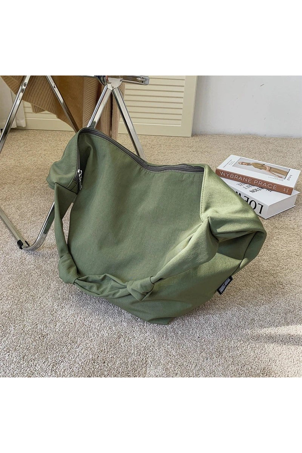 Y2k Nylon Shoulder Handbag