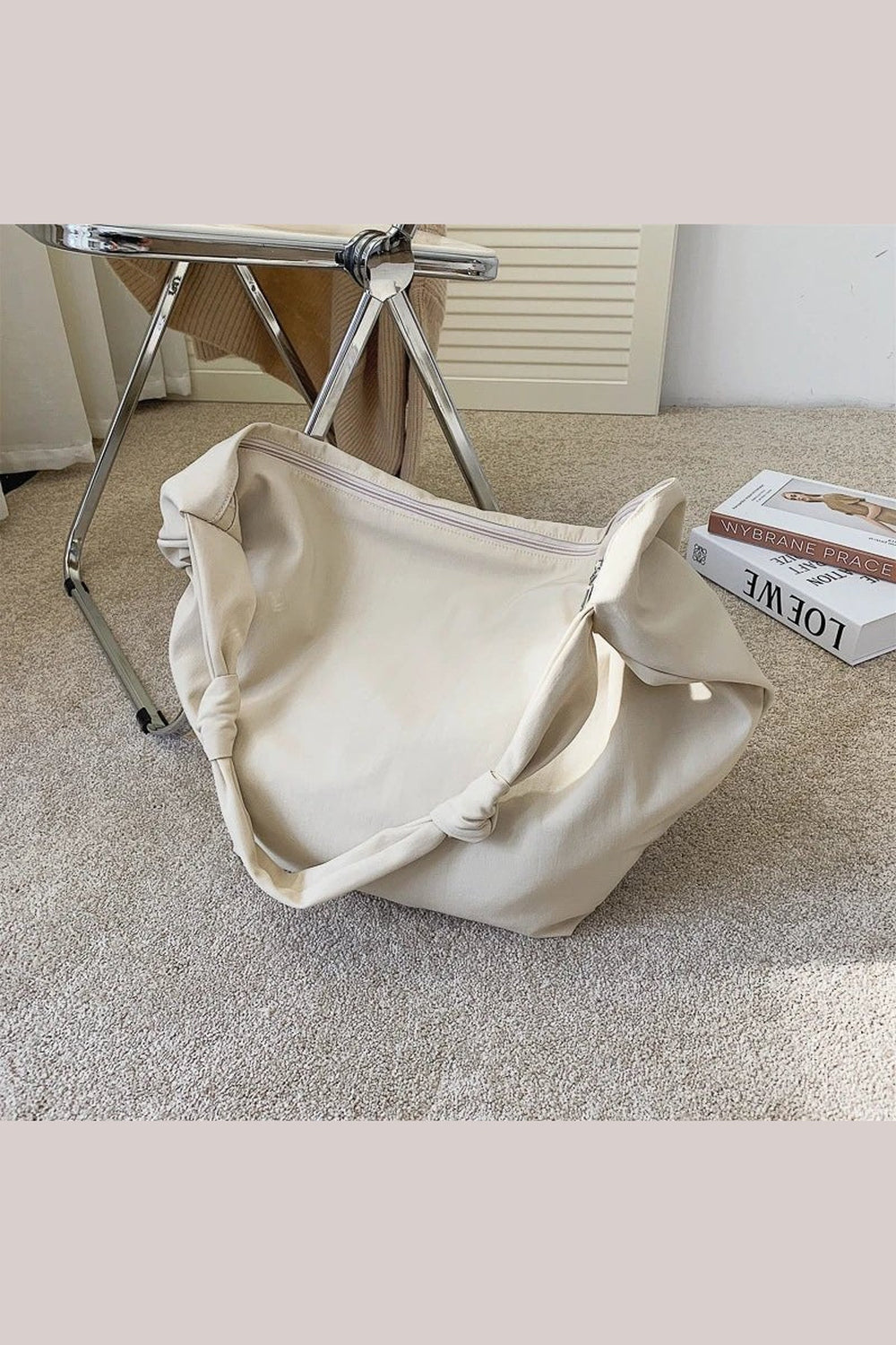 Y2k Nylon Shoulder Handbag