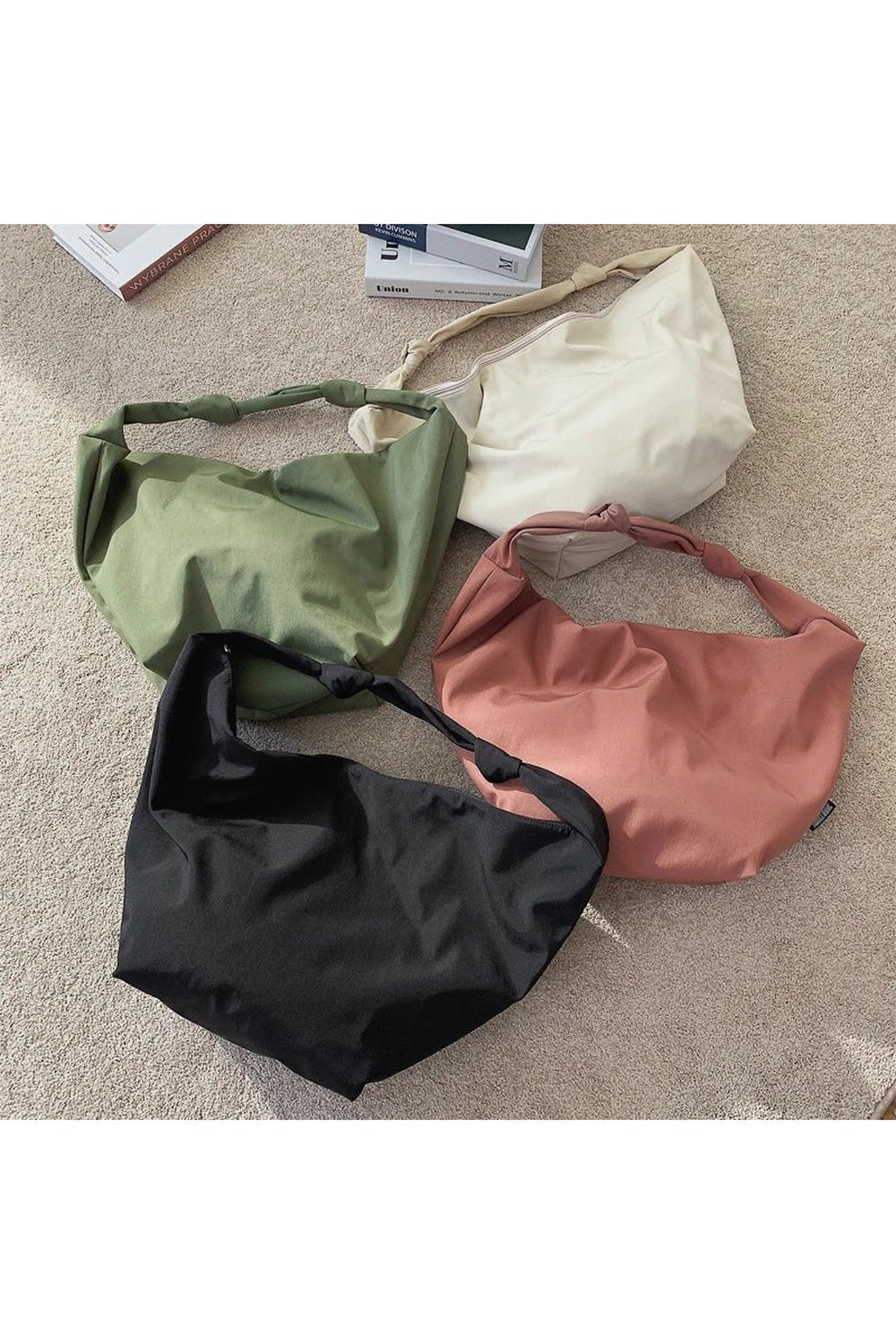 Y2k Nylon Shoulder Handbag