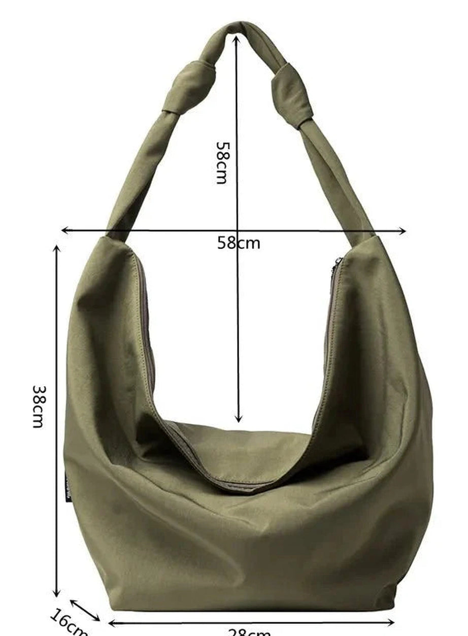 Y2k Nylon Shoulder Handbag