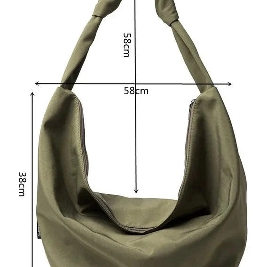 Y2k Nylon Shoulder Handbag