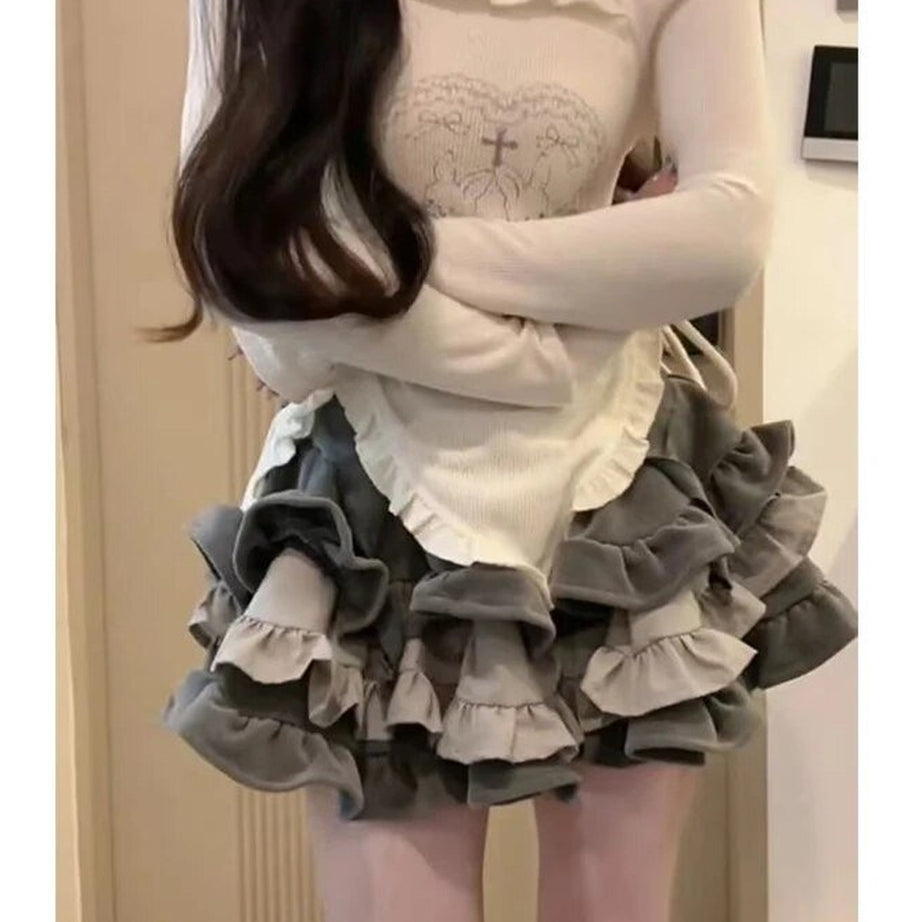 Y2k Off Shoulder Clubwear Set