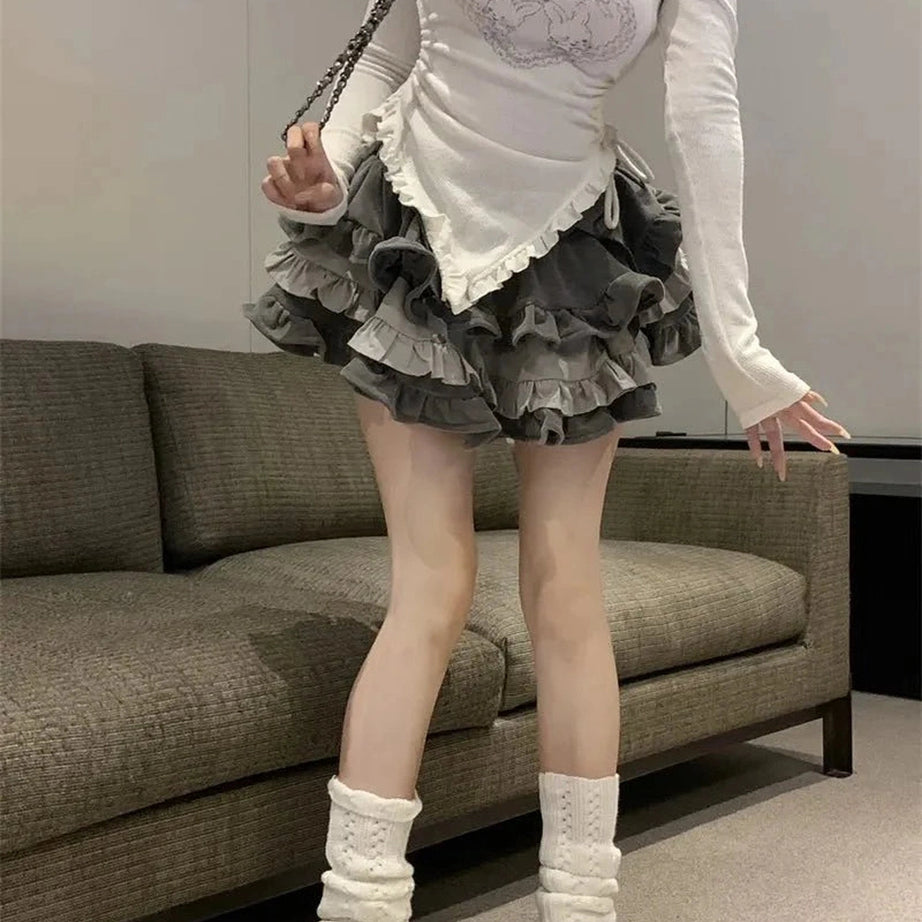 Y2k Off Shoulder Clubwear Set