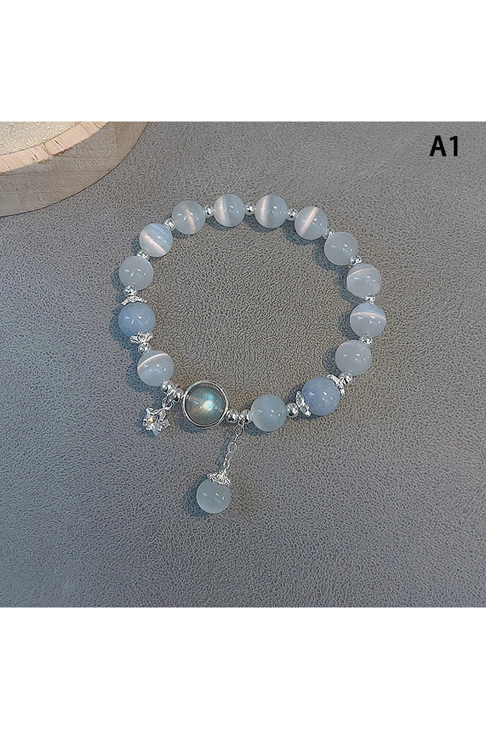 Y2k Opal Sea Blue Crystal Bracelet