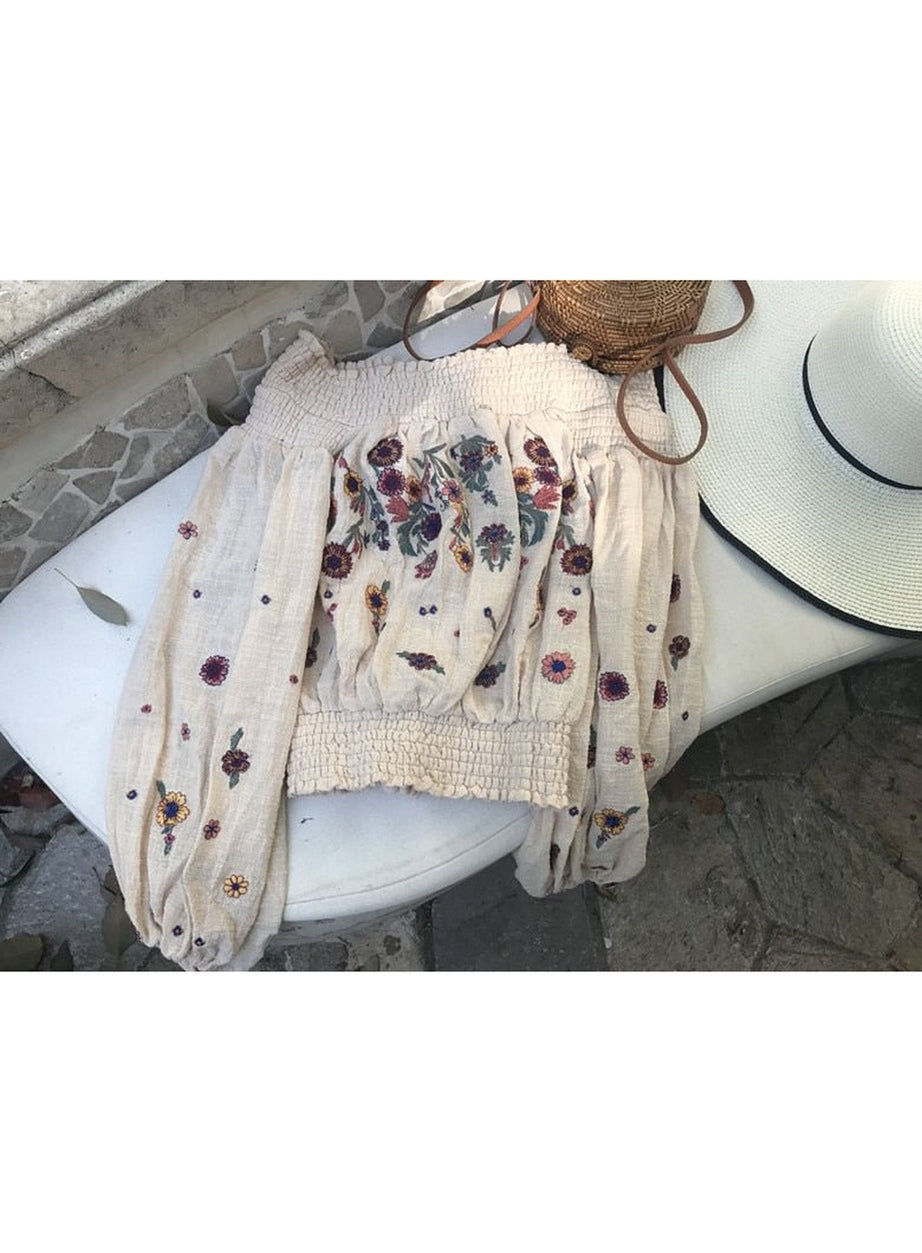 Y2k Open Shoulders Crop Sweater