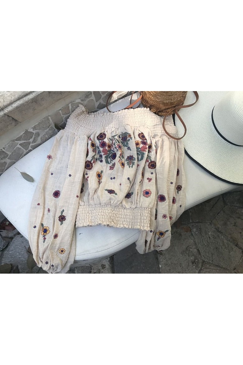 Y2k Open Shoulders Crop Sweater