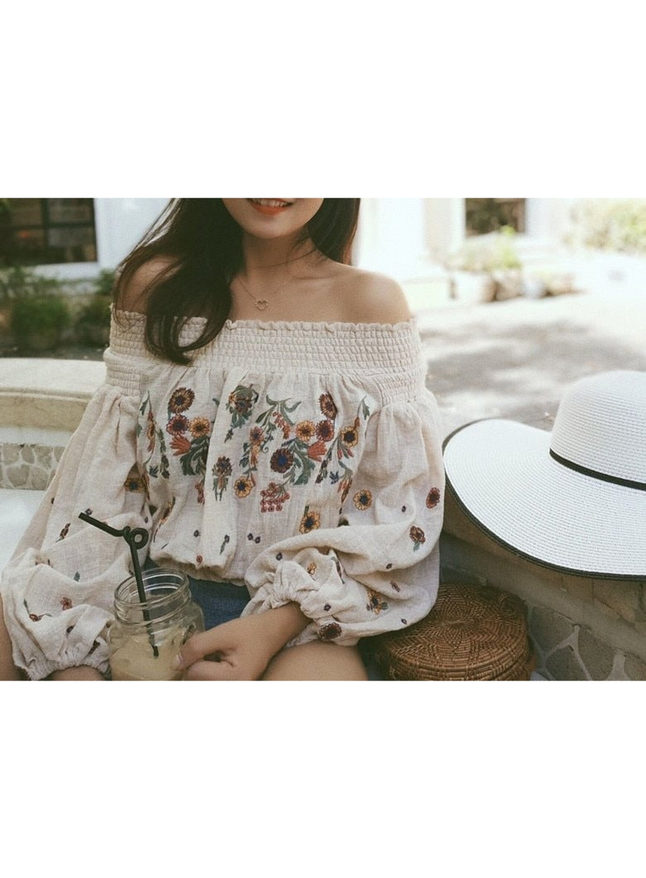 Y2k Open Shoulders Crop Sweater