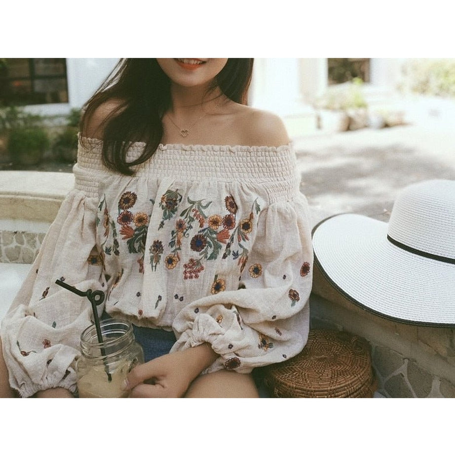 Y2k Open Shoulders Crop Sweater