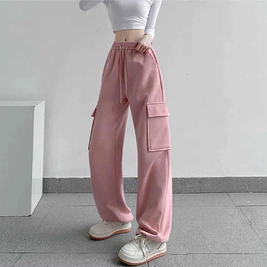 Y2k Oversized Cargo High Waist Women's Pants