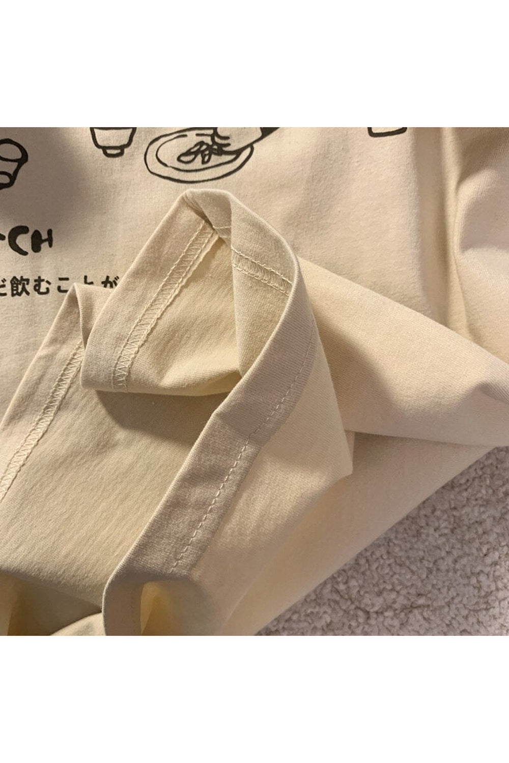 Y2k Oversized Drinking Cat T-shirt