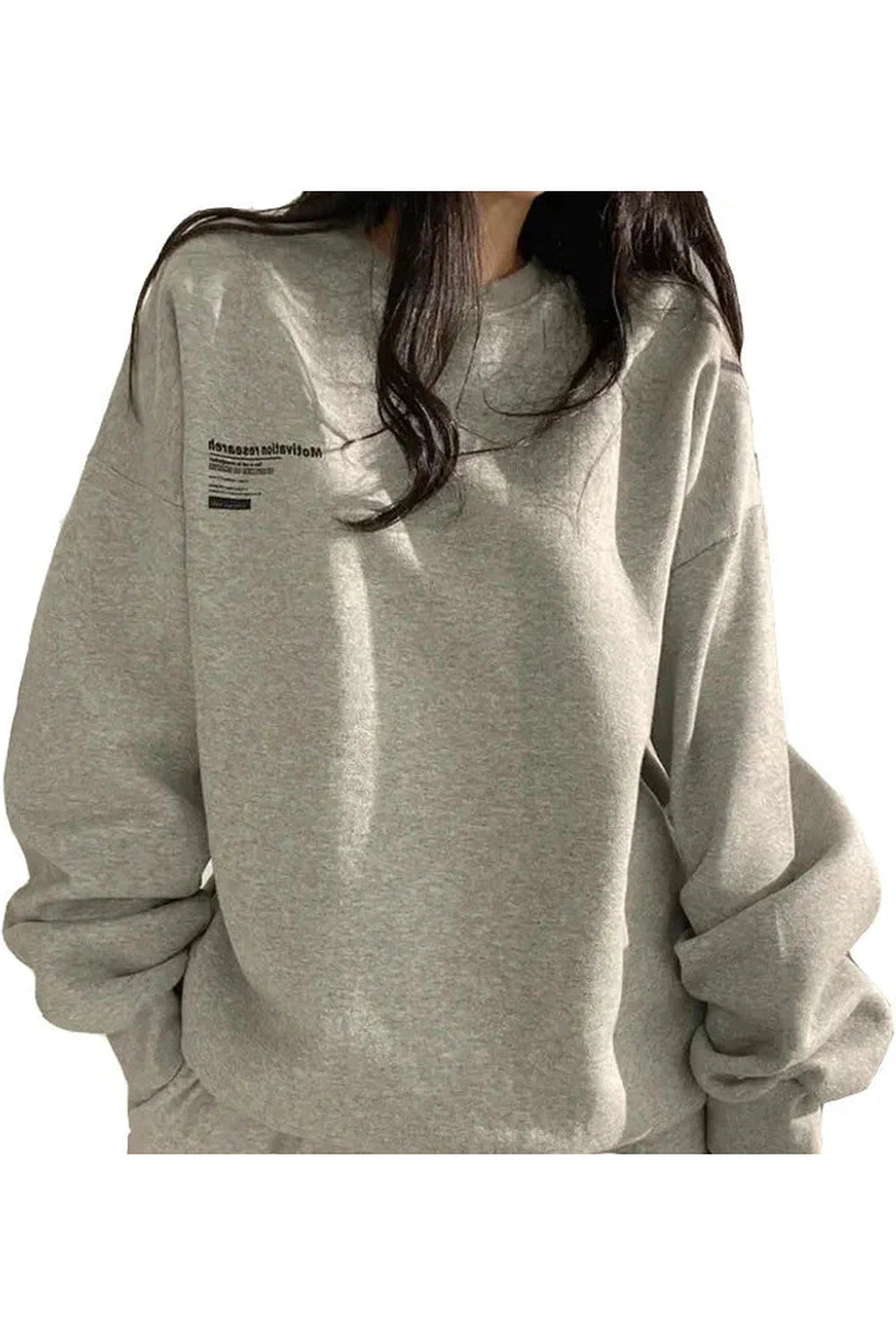 Y2k Acubi Oversized Letter Print Hoodie