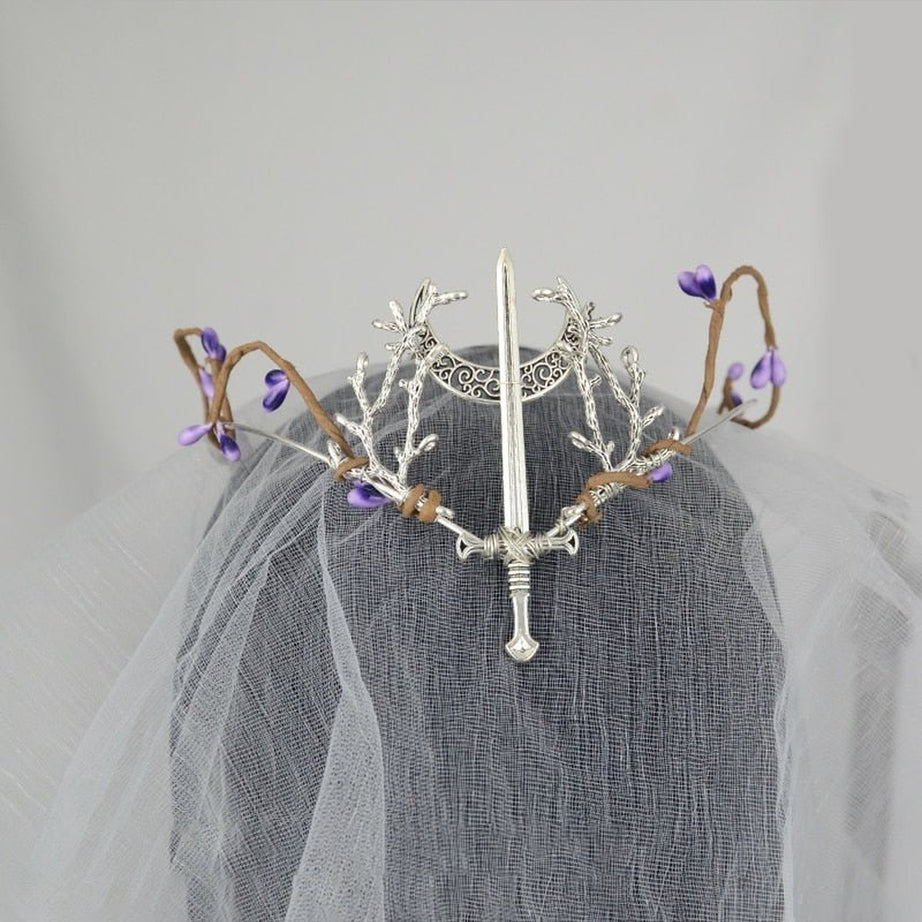 Y2k Pagan Gothic Sword Crown