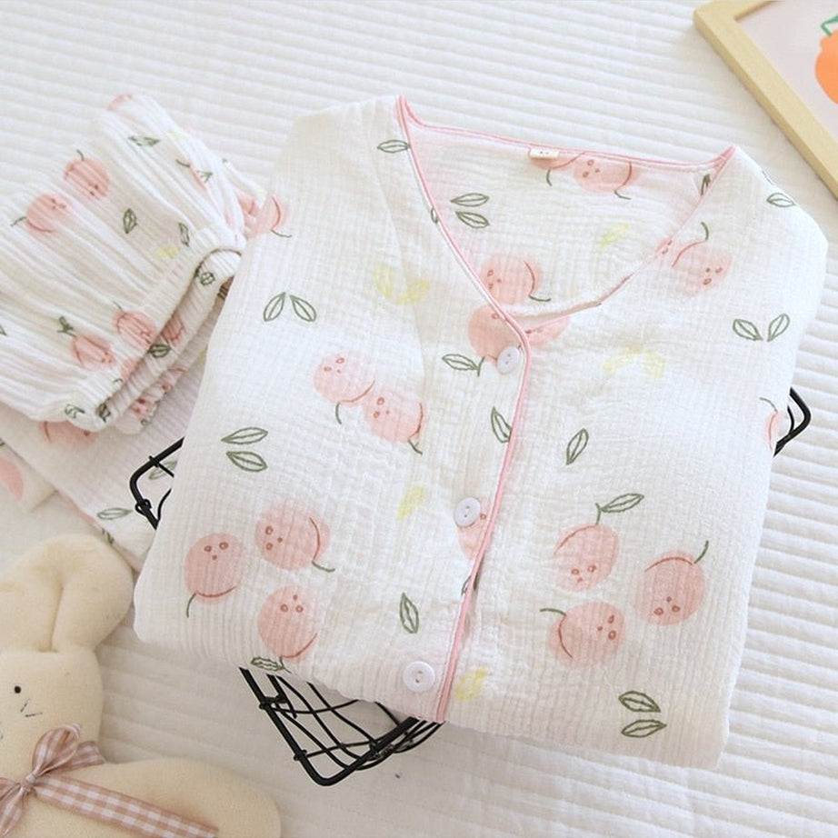 Y2k Pajama with Berry Print