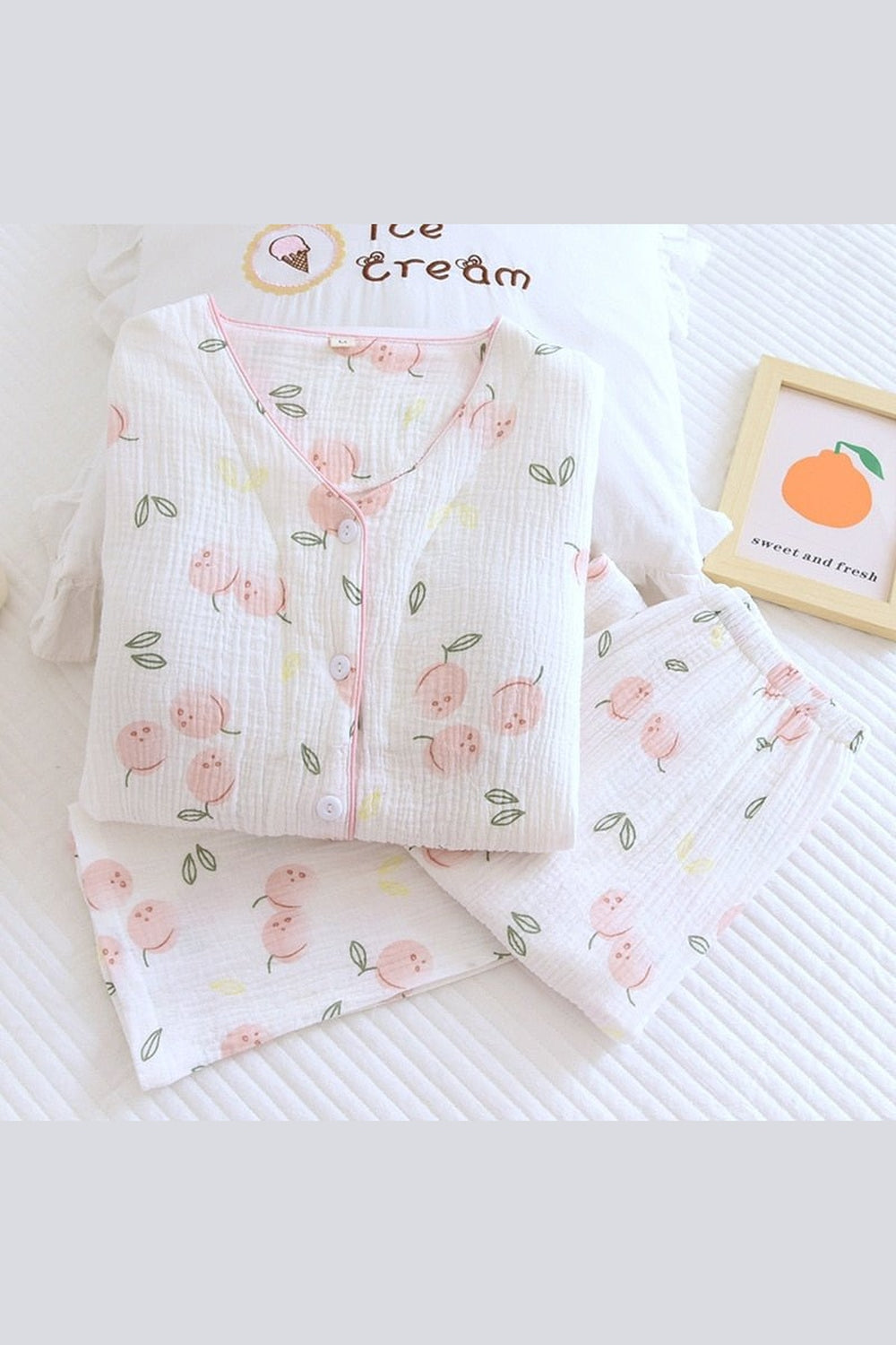 Y2k Pajama with Berry Print