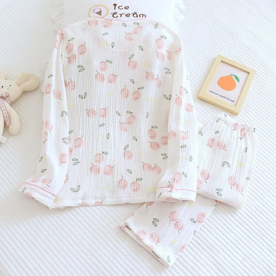 Y2k Pajama with Berry Print