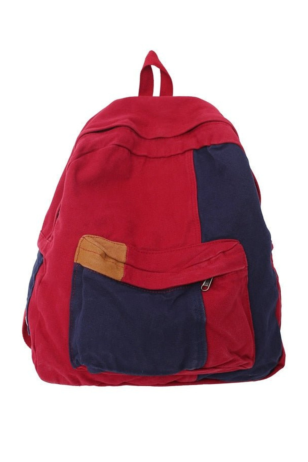 Y2k Panelled Canvas Backpack