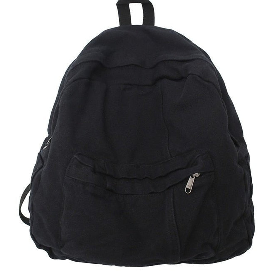 Y2k Panelled Canvas Backpack