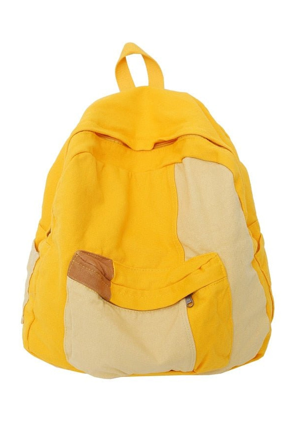 Y2k Panelled Canvas Backpack