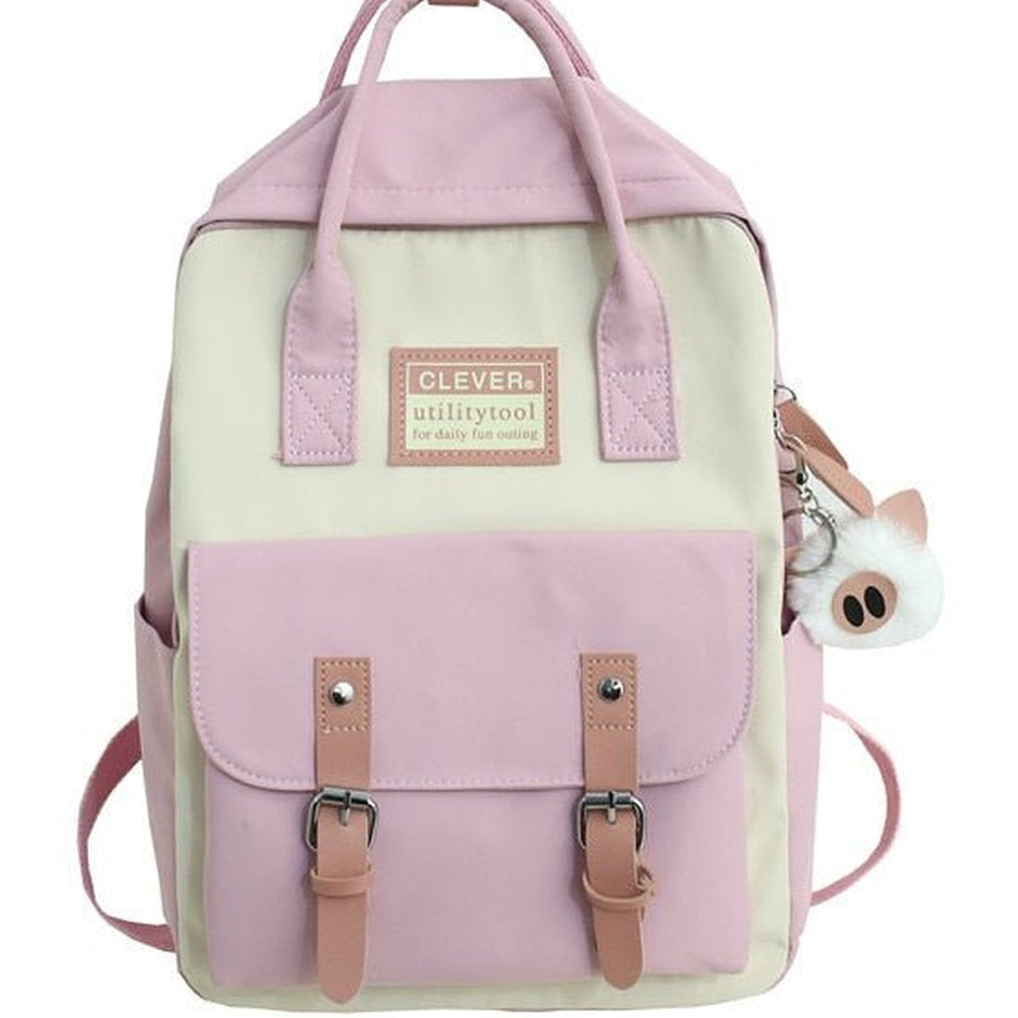 Y2k Pastel Colors Preppy Backpack