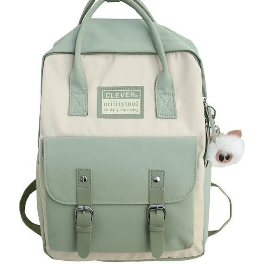 Y2k Pastel Colors Preppy Backpack