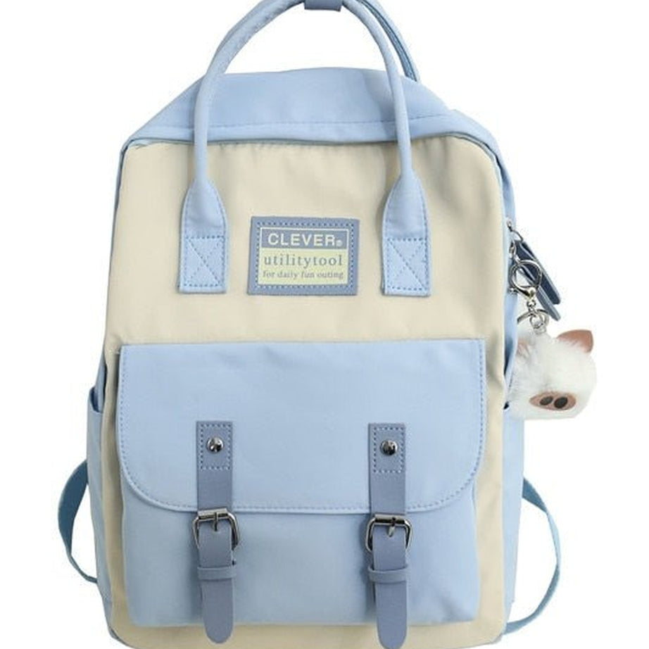 Y2k Pastel Colors Preppy Backpack