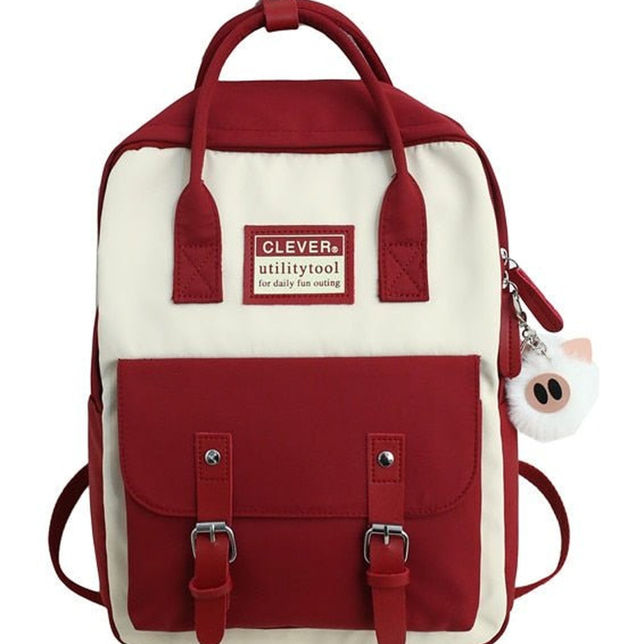 Y2k Pastel Colors Preppy Backpack