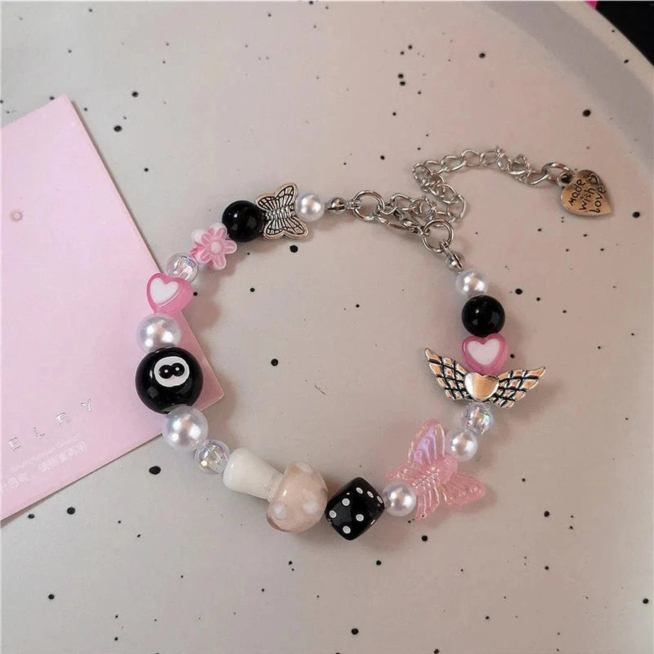Y2k Pastel Dream Charm Bracelets
