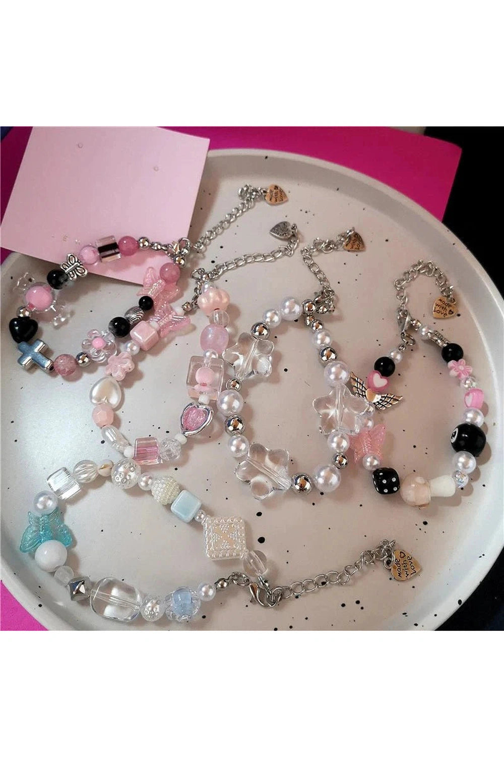 Y2k Pastel Dream Charm Bracelets