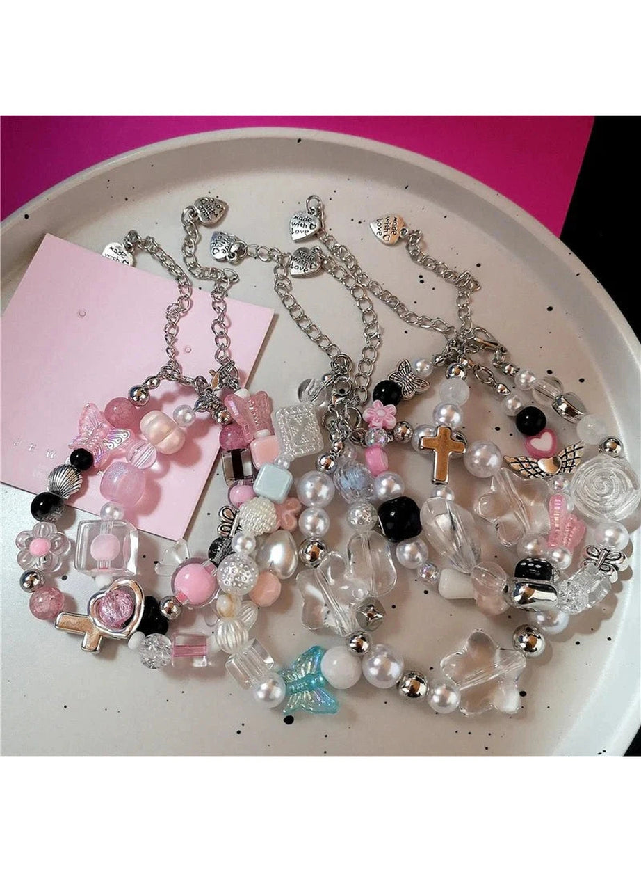 Y2k Pastel Dream Charm Bracelets