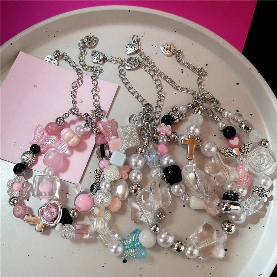 Y2k Pastel Dream Charm Bracelets