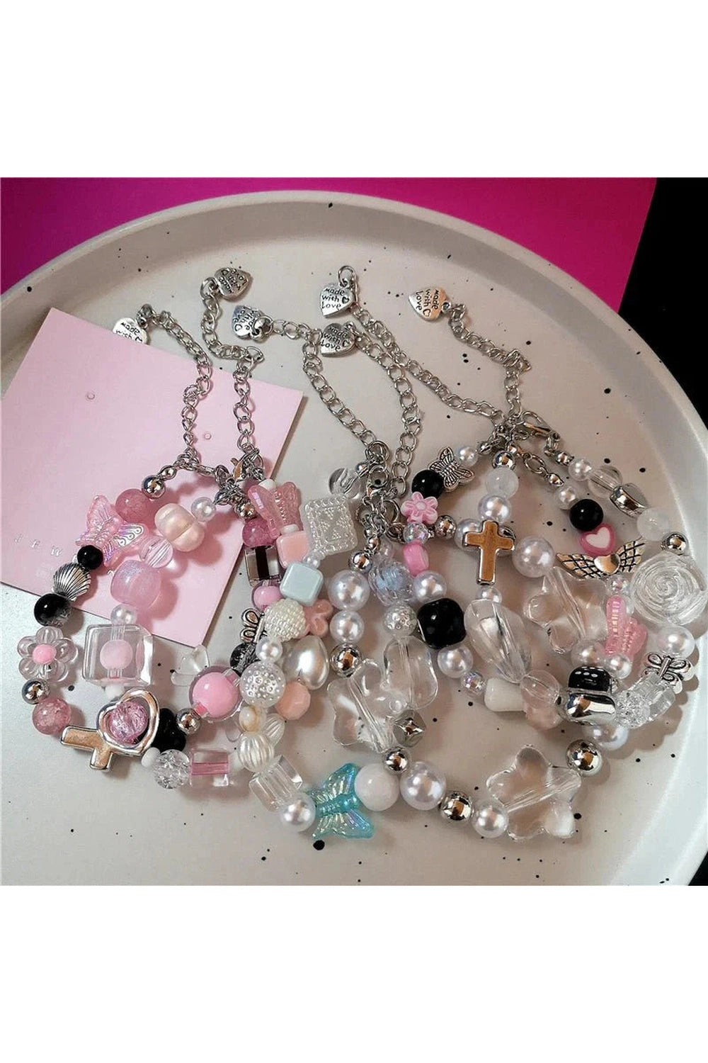 Y2k Pastel Dream Charm Bracelets