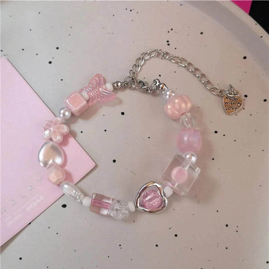 Y2k Pastel Dream Charm Bracelets
