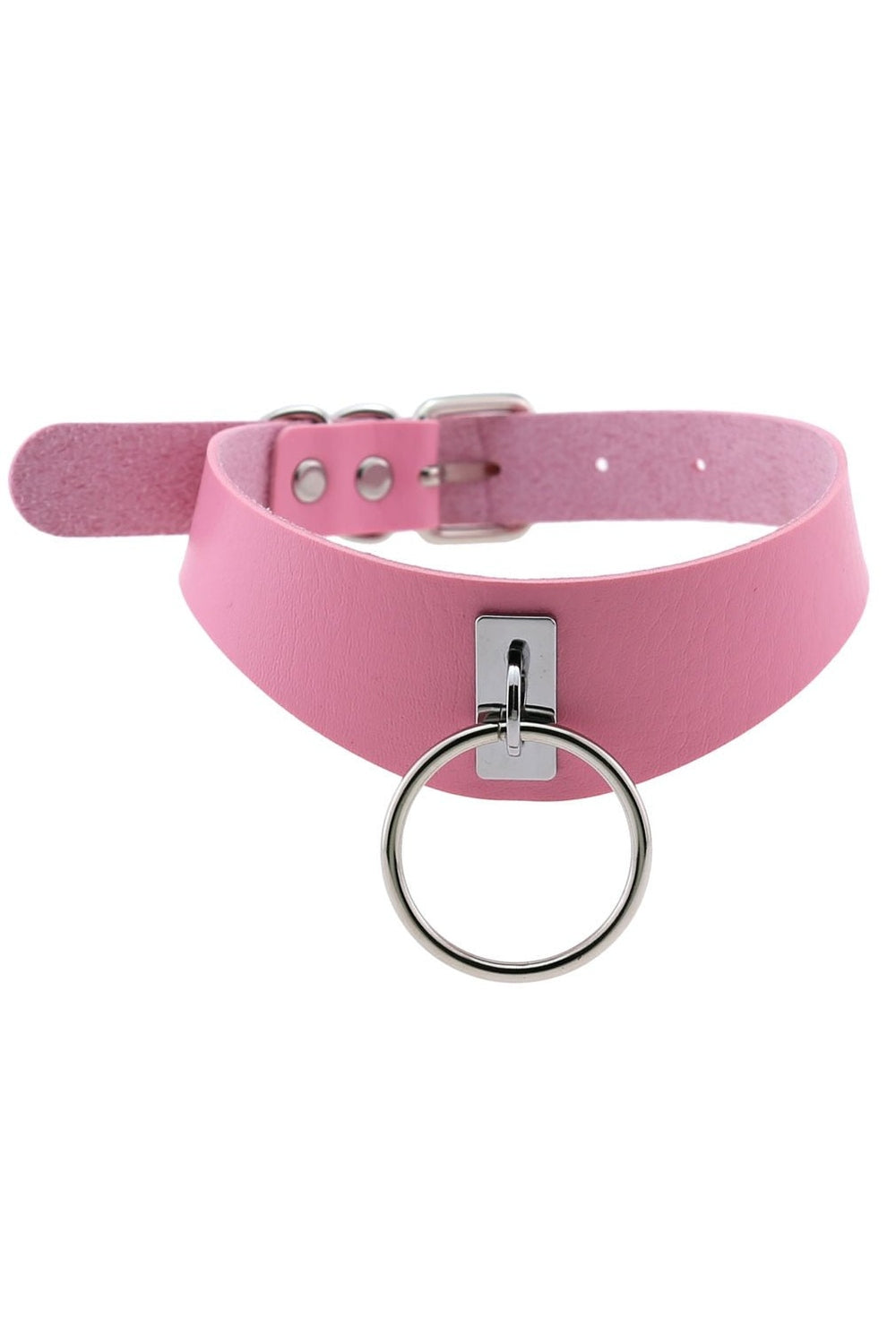 Y2k Pastel Goth PU Leather Choker