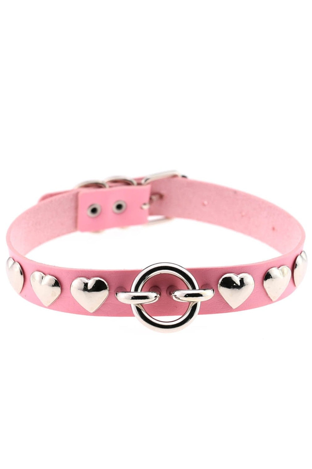 Y2k Pastel Goth PU Leather Choker