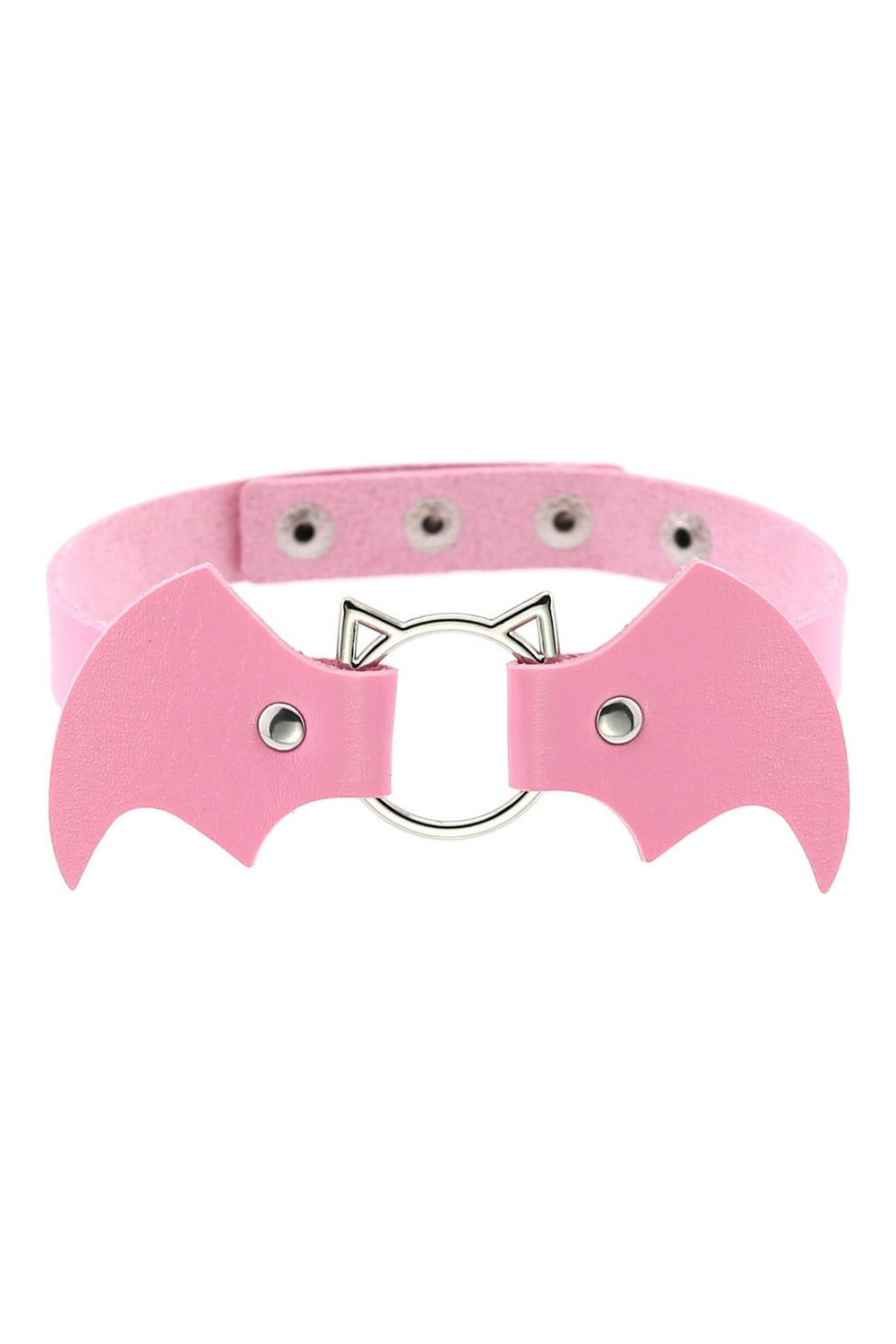 Y2k Pastel Goth PU Leather Choker